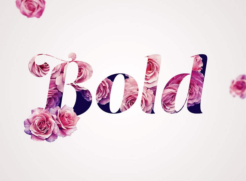 How to Create a Bold Floral Text Effect Quickly in Adobe